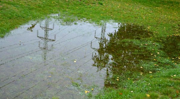 Flooded Yard Drainage Installation in North Canton