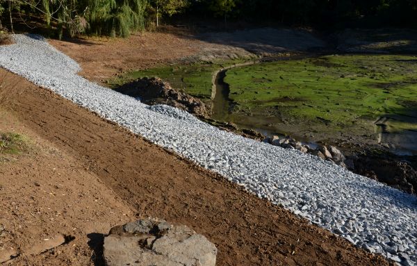 Landscape Swales Installation in North Canton