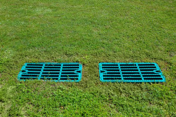Yard Drain Maintenance in North Canton