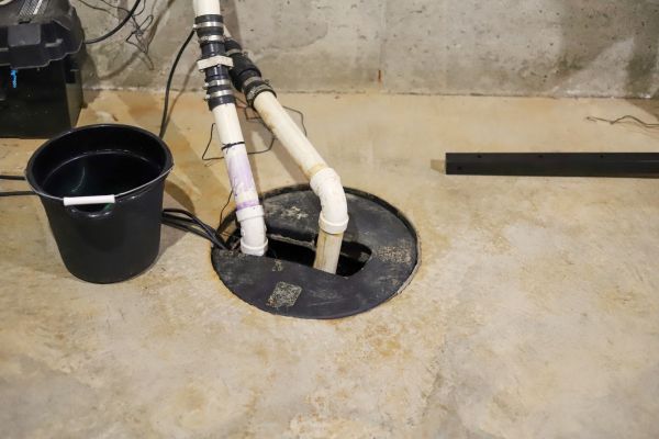 Basement Drainage Installation in North Canton